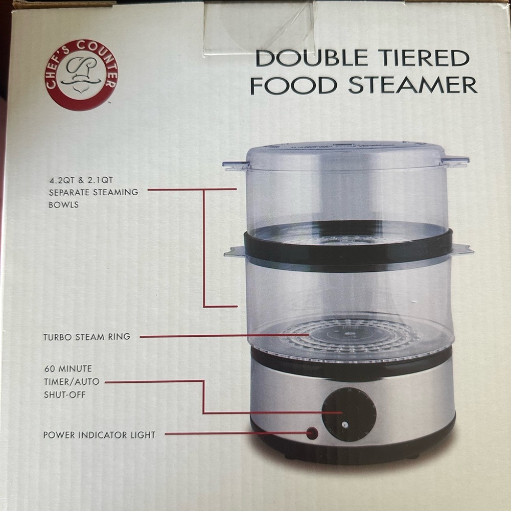 Chefs corner double tiered steamer!